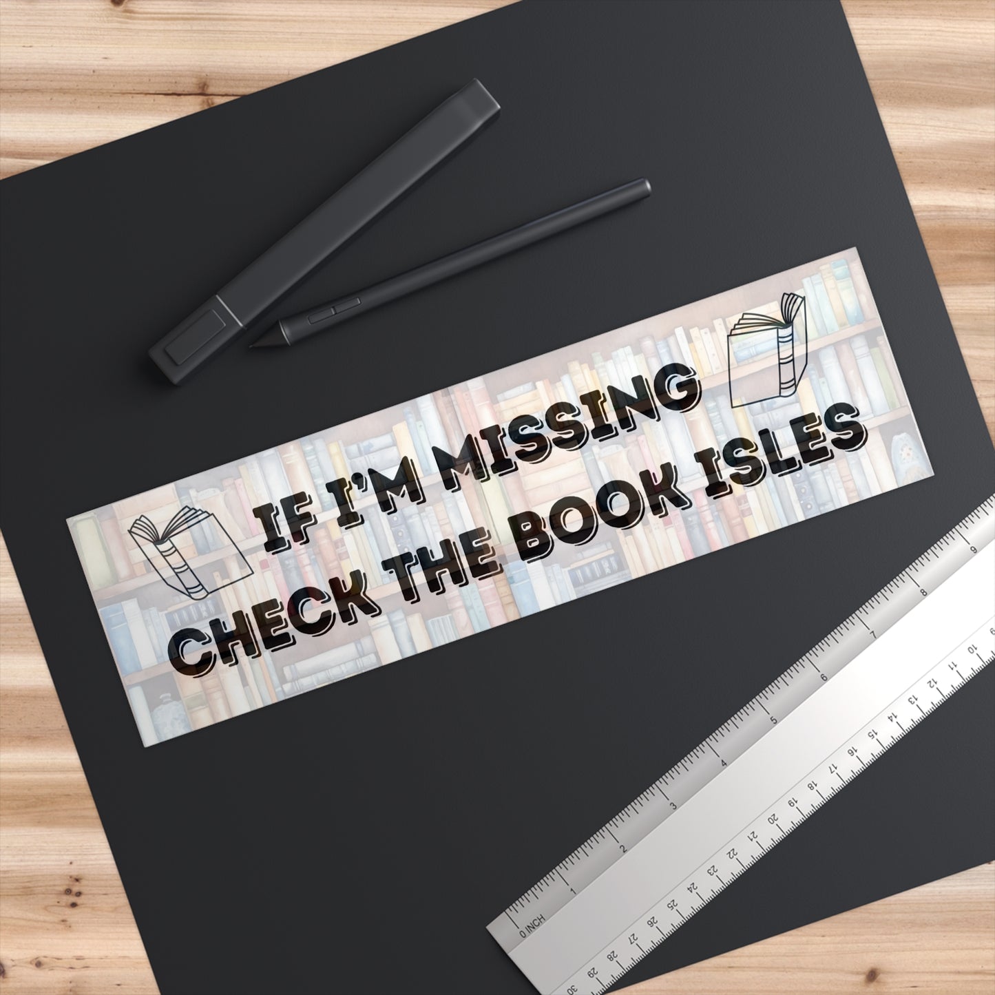 lost in the bookstore bumper sticker