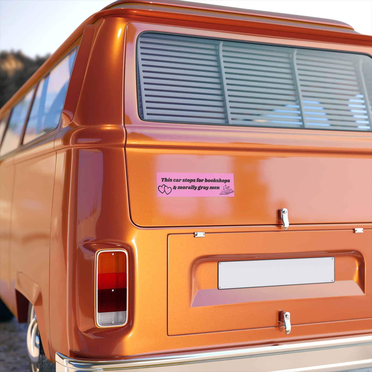 brakes for bookshops bumper sticker