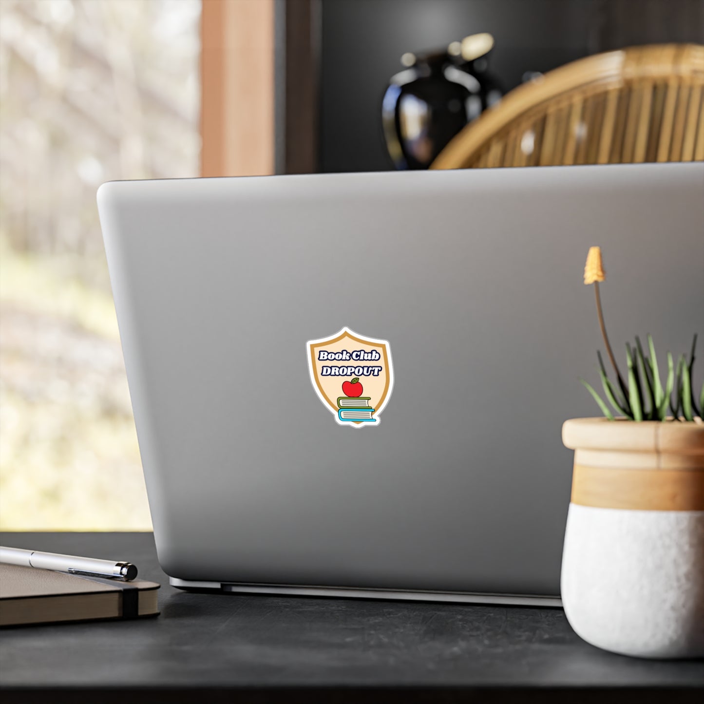book rebel sticker