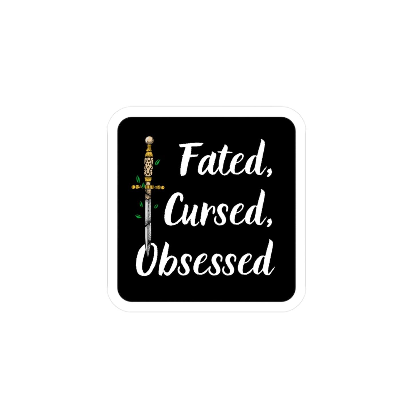 fantasy trope sticker