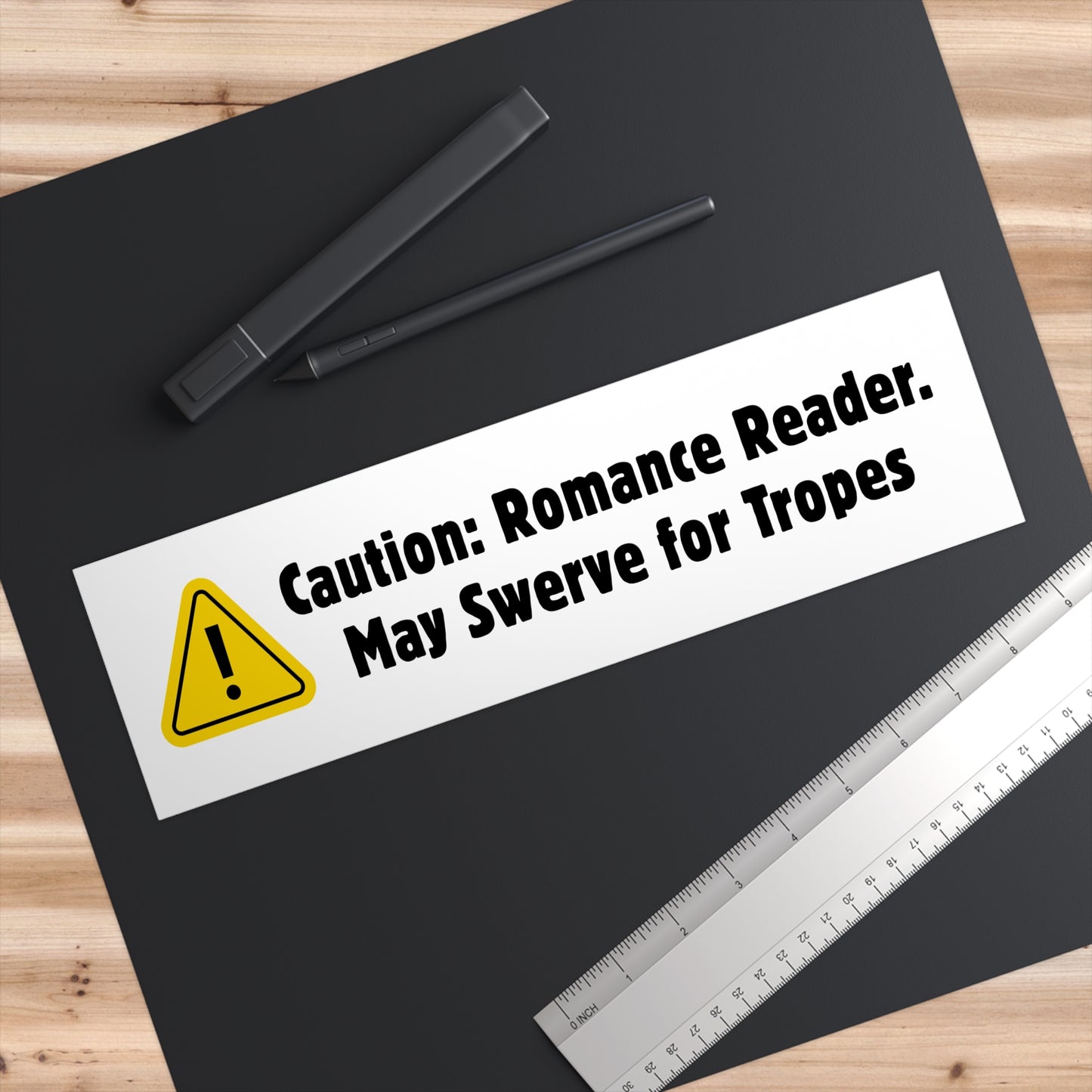 romance reader bumper sticker