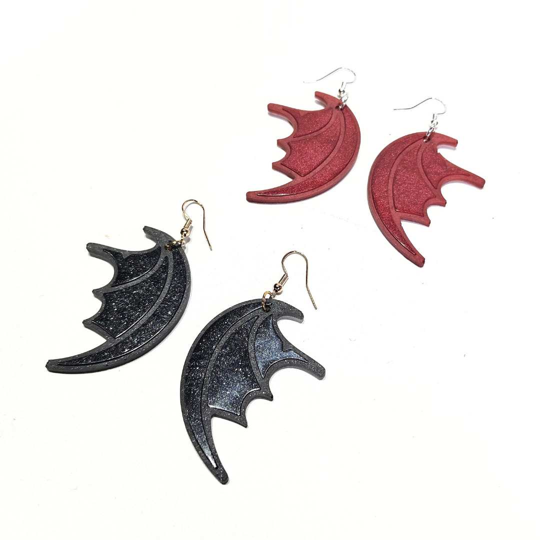 dragon wing earrings