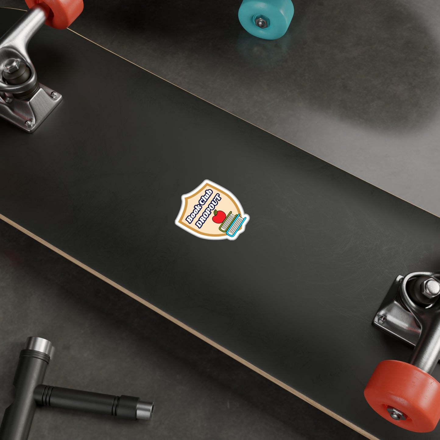book rebel sticker