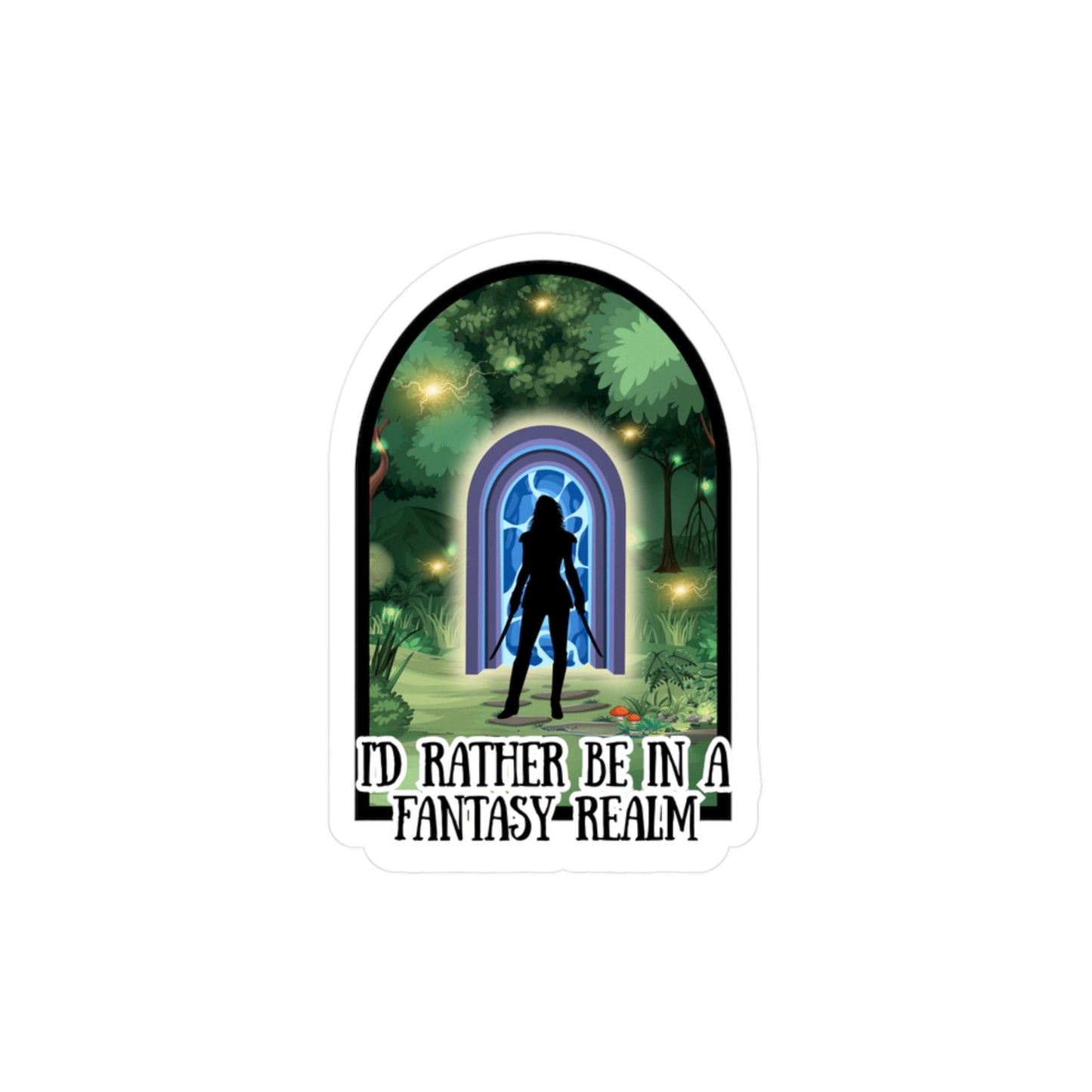 fantasy portal sticker