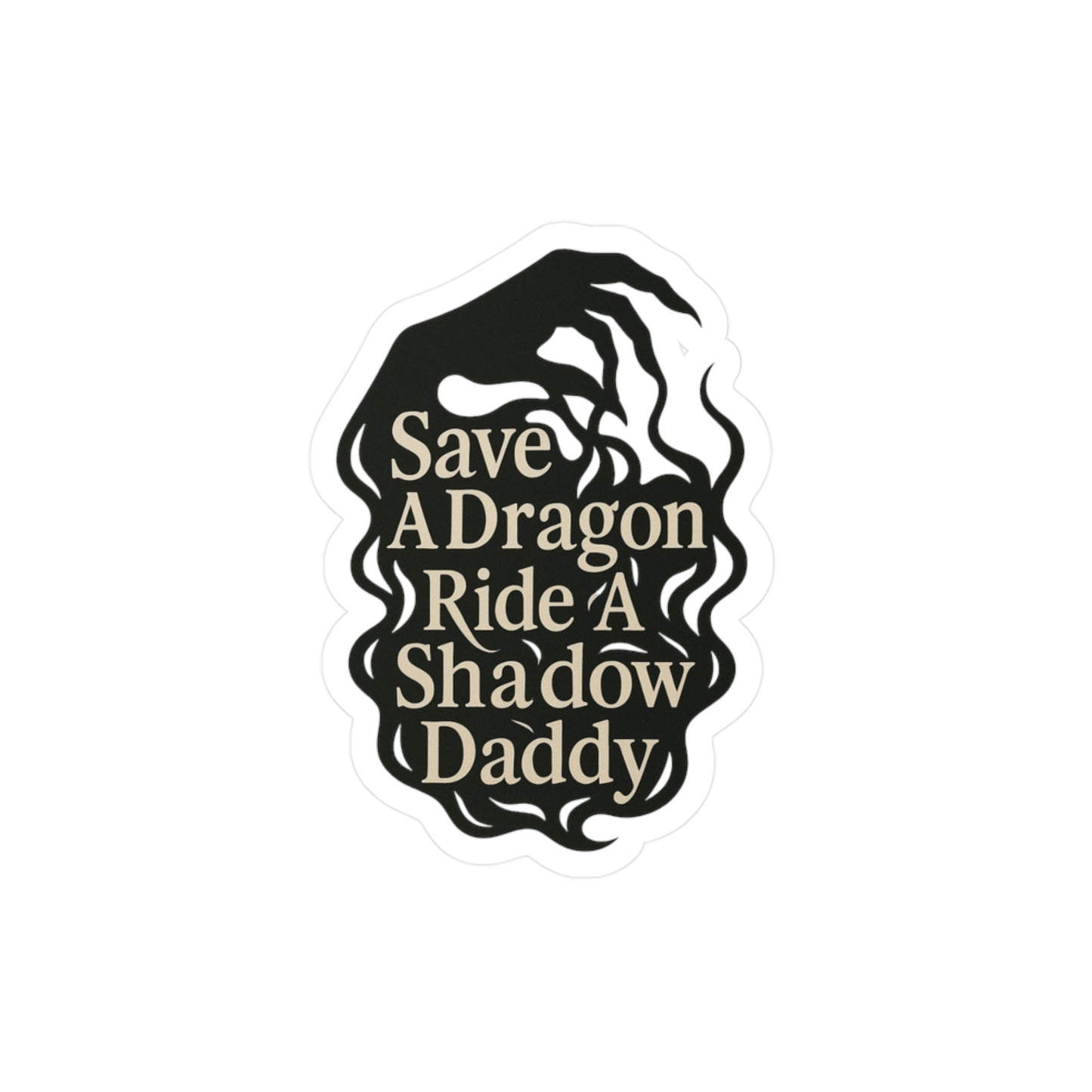 shadow daddy sticker
