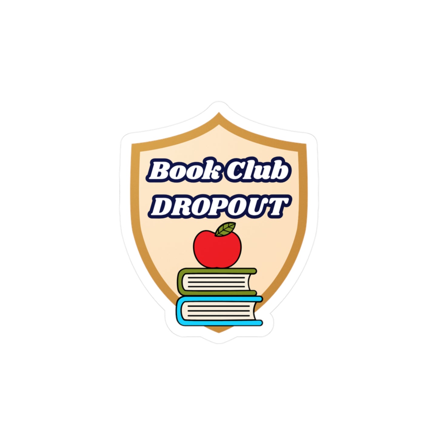 book rebel sticker