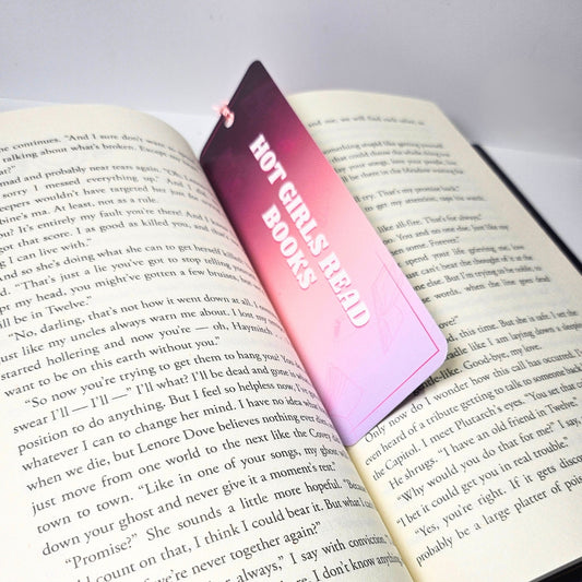 “Hot Girls Read Books” Bookmark