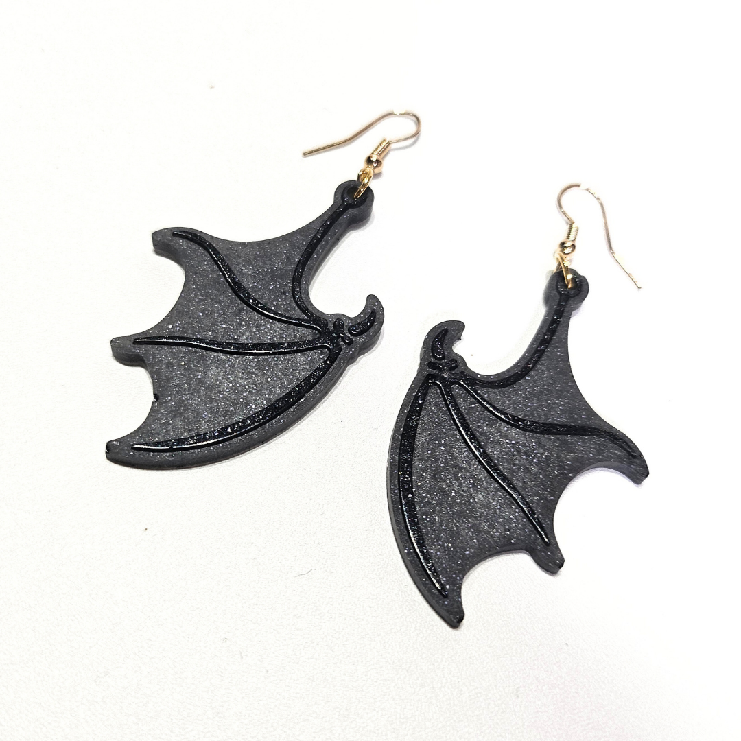bat wing earrings