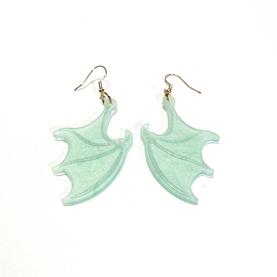 bat wing earrings