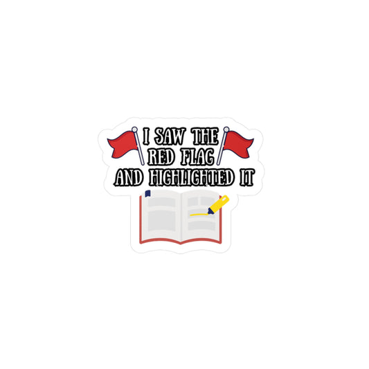 Read Flag Highlighter Sticker