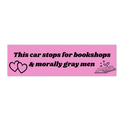 Brakes for Bookshops Bumper Sticker