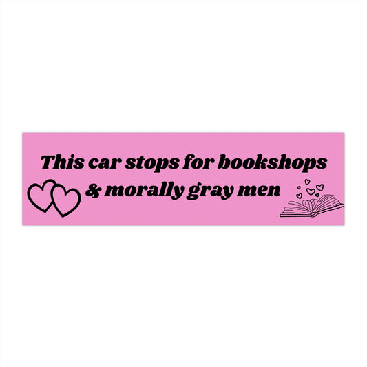 Brakes for Bookshops Bumper Sticker